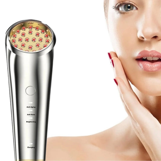 "ACNÉA Light Therapy handheld LED device for reducing acne and improving skin clarity"