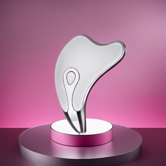 CLARTÉ SCULPT handheld facial and body contouring device with ergonomic design, ideal for lifting, toning, and rejuvenating skin.